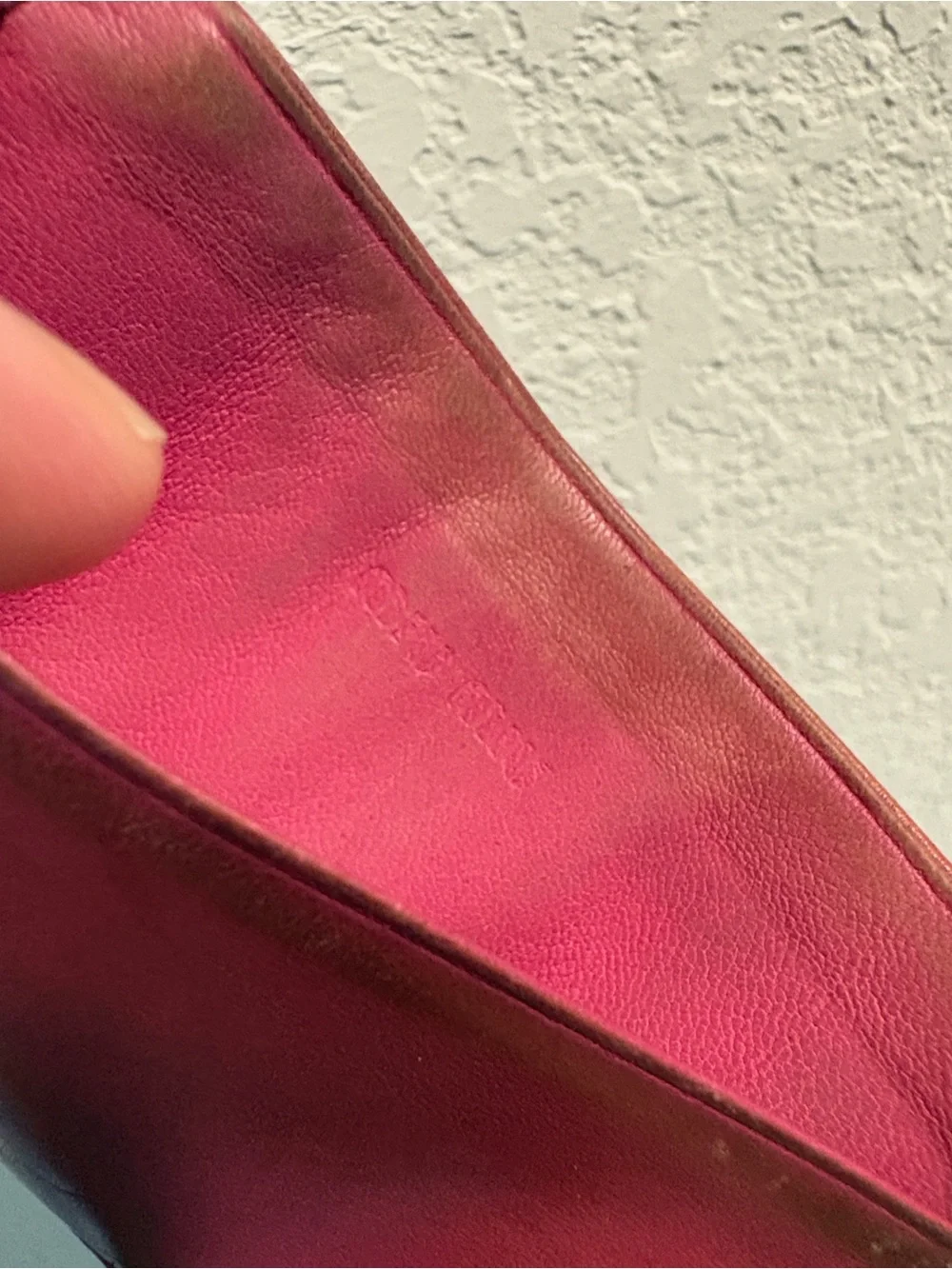 Miu Miu Fuchsia Matelassé Leather Card Holder with Gold Logo